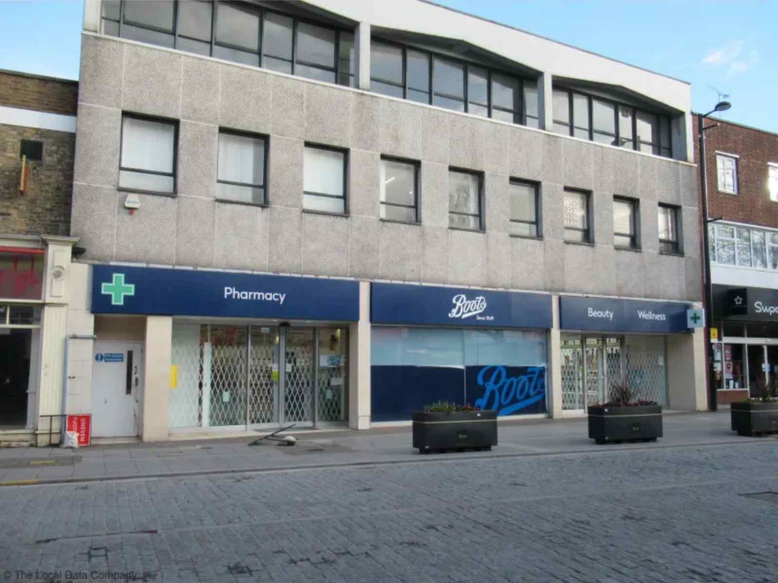 Exterior of the building.