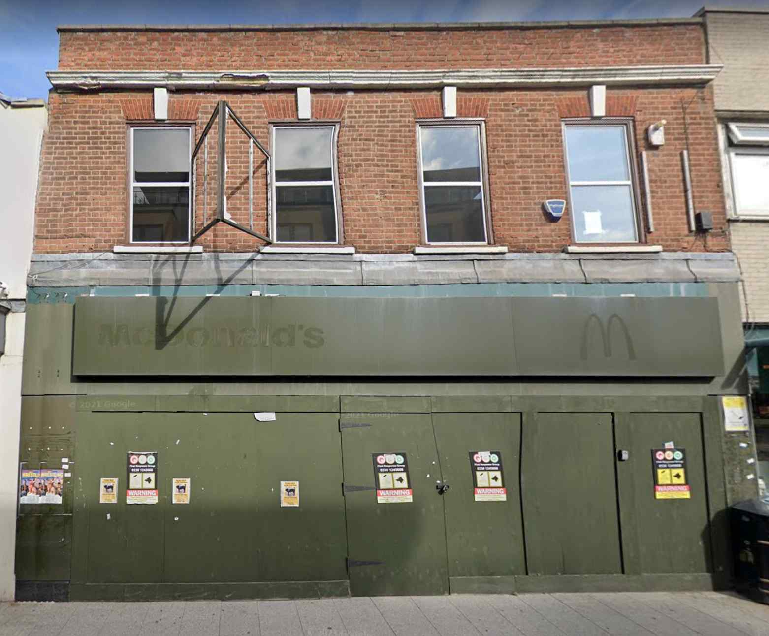 Exterior of the building.