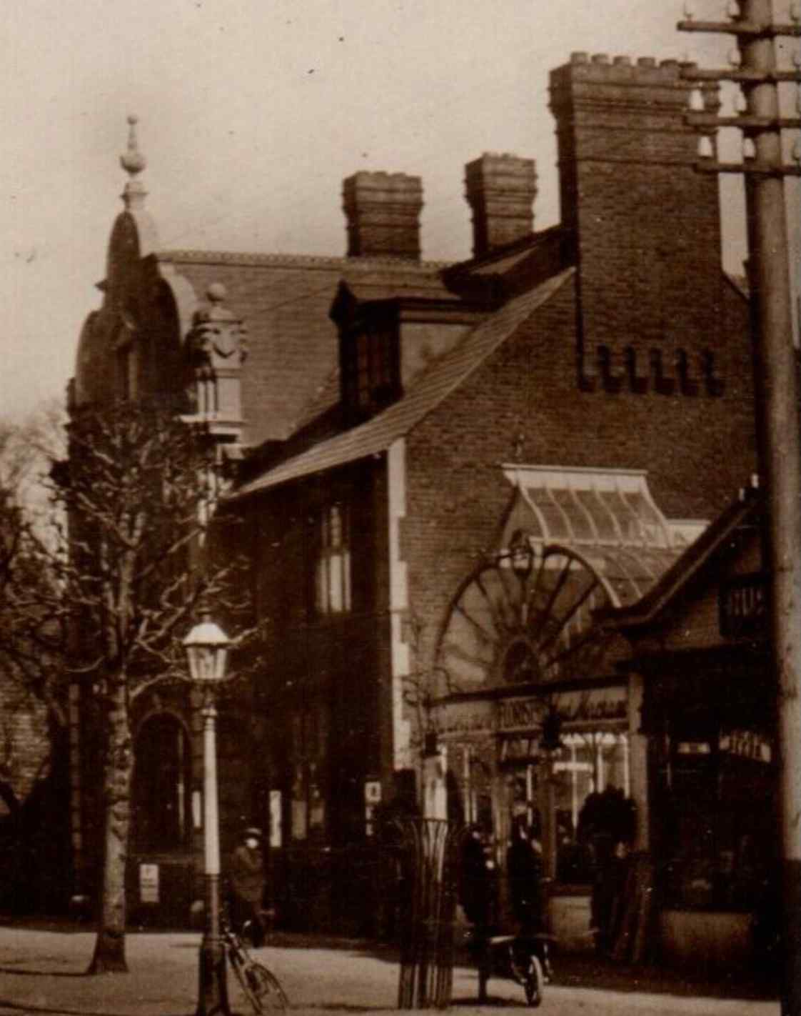Exterior of the building from the west.