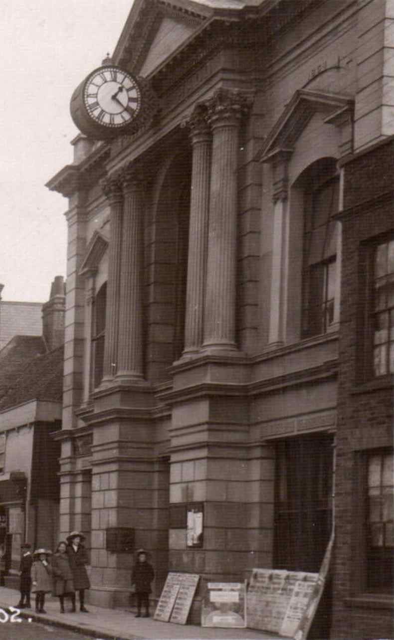 Exterior of the building.