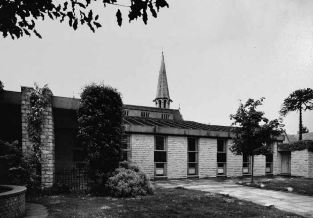 The north side of the 1974 cathedral.