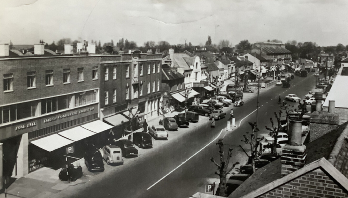 Brentwood High Street looking east in about 1960